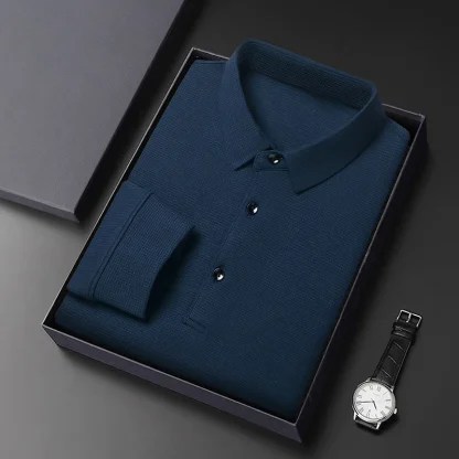 Long Sleeve Lapel Golf Polo