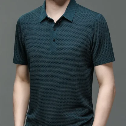 Simple Short Sleeve Golf Polo - Image 3
