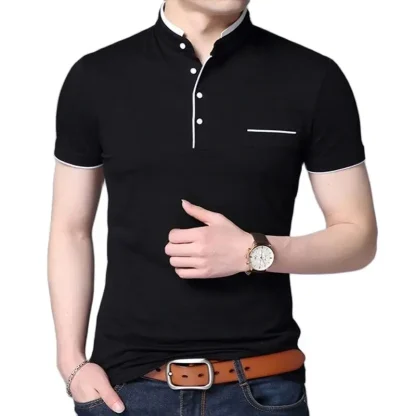 Classic Design Golf Polo Shirt - Image 2