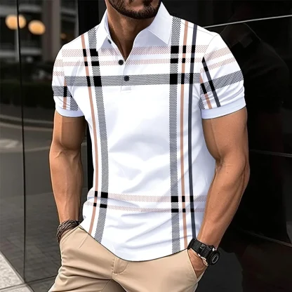 Cool Design Golf Polo Shirt - Image 4
