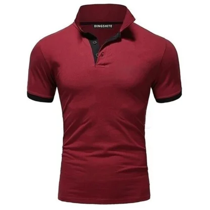 Sporty Look Golf Polo Shirt - Image 6