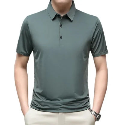 Elegant Summer Golf Polo Shirt - Image 6