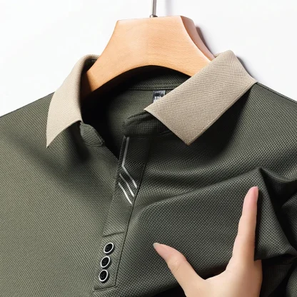 Elegant Long-Sleeve Golf Polo