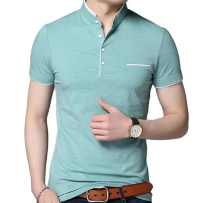 Classic Design Golf Polo Shirt - Image 4