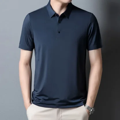 Elegant Summer Golf Polo Shirt - Image 4