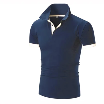 Sporty Look Golf Polo Shirt - Image 2