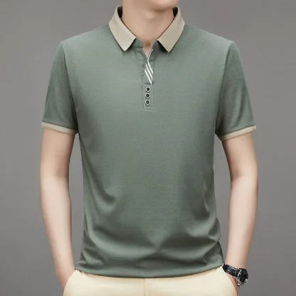 Business Classic Fit Golf Polo Shirt - Image 4