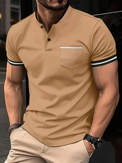 Summer Breathable Golf Polo Shirt - Image 2