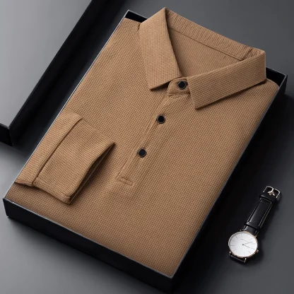 Waffle Style Golf Polo Shirt - Image 3