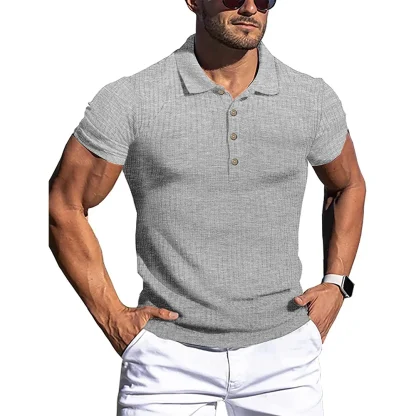 Fashion Fitness Golf Polo Shirt - Image 2