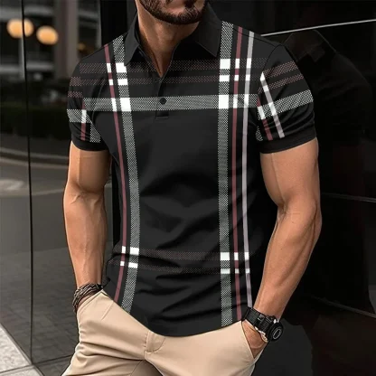 Cool Design Golf Polo Shirt - Image 3