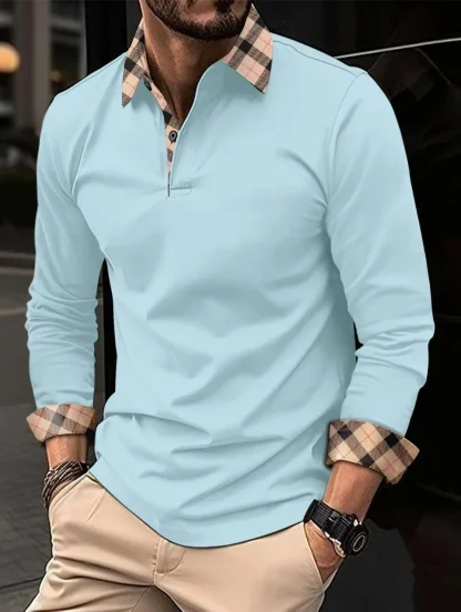 Versatile Fall Golf Polo Shirt - Image 3